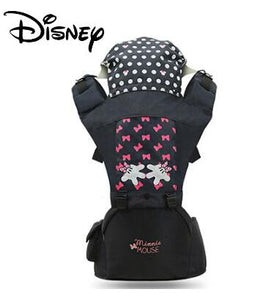 Disney 0-36 Months Bow Breathable Front Facing Baby Carrier Hipseat 20kg Infant Comfortable Sling Backpack Pouch Wrap  Carriers