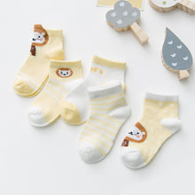 Load image into Gallery viewer, 5Pairs/lot 0-2Y Infant Baby Socks Baby Socks for Girls Cotton Mesh Cute Newborn Boy Toddler Socks Baby Clothes Accessories