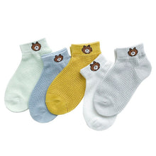 Load image into Gallery viewer, 5Pairs/lot 0-2Y Infant Baby Socks Baby Socks for Girls Cotton Mesh Cute Newborn Boy Toddler Socks Baby Clothes Accessories