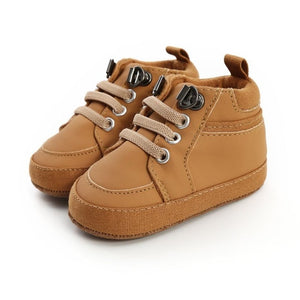 Newborn Baby Boy Girl Shoes First Walkers Baby Moccasin Shoes PU Leather Prewalkers for Kids Crib Shoes