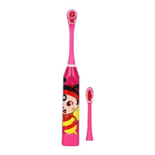 Load image into Gallery viewer, Children Electric Toothbrush Cartoon Pattern Double-sided Tooth Brush Electric Teeth Brush for Kids with 2pcs Replacement Head