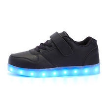 Load image into Gallery viewer, Kashiluo kids Led shoes usb charging Sneakers Children hook loop Fashion luminous shoes girls&#39; boys&#39; glowing flash shoes