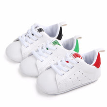 Load image into Gallery viewer, Baby Shoes Boy Girl Solid Sneaker Cotton Soft Anti-Slip Sole Newborn Infant First Walkers Toddler Casual Sport Crib Shoes