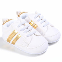 Load image into Gallery viewer, Baby Shoes Boy Girl Solid Sneaker Cotton Soft Anti-Slip Sole Newborn Infant First Walkers Toddler Casual Sport Crib Shoes