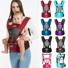 Load image into Gallery viewer, Hot Newborn Infant Baby Carrier Solid Breathable Ergonomic Adjustable Wrap Sling chest kangaroo Backpack 0-4 Years