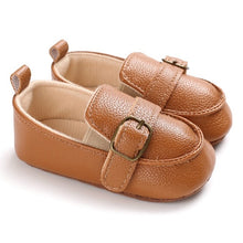 Load image into Gallery viewer, Newborn Baby Boy Girl Shoes First Walkers Baby Moccasin Shoes PU Leather Prewalkers for Kids Crib Shoes