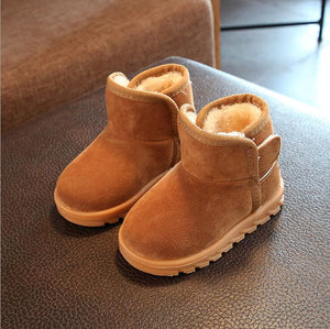 2019 New Plush Warm Baby Toddler Boots Fashion Child Snow Boots Shoes For Boys Girls Winter Shoes 1-10 Year old Kids Ankle Boots