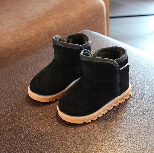 2019 New Plush Warm Baby Toddler Boots Fashion Child Snow Boots Shoes For Boys Girls Winter Shoes 1-10 Year old Kids Ankle Boots