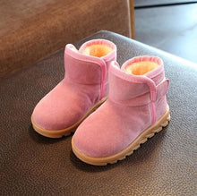 Load image into Gallery viewer, 2019 New Plush Warm Baby Toddler Boots Fashion Child Snow Boots Shoes For Boys Girls Winter Shoes 1-10 Year old Kids Ankle Boots