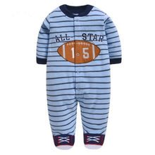 Load image into Gallery viewer, Newborn Baby Boy Autumn-winter Fleece Climbing Clothes 3-12M Kids Footed Pajamas Long Sleeved Infant Girls Cartoon Clothing