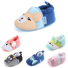 Load image into Gallery viewer, Baby Thickening Warm Indoor Shoes Children Cotton Shoes Kids Home Slippers Boys Girls Cute Cartoon Shoes