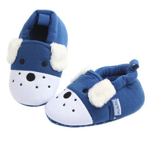 Load image into Gallery viewer, Baby Thickening Warm Indoor Shoes Children Cotton Shoes Kids Home Slippers Boys Girls Cute Cartoon Shoes