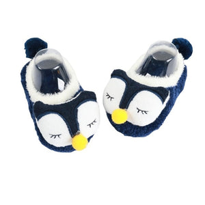 Baby Thickening Warm Indoor Shoes Children Cotton Shoes Kids Home Slippers Boys Girls Cute Cartoon Shoes