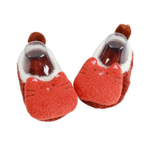 Load image into Gallery viewer, Baby Thickening Warm Indoor Shoes Children Cotton Shoes Kids Home Slippers Boys Girls Cute Cartoon Shoes