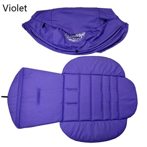 Stroller Hood & Mattress For 175 Yoya Baby Throne Oxford Cloth Back With Mesh Pockets Yoya Stroller Accessories Cushion For Yoyo