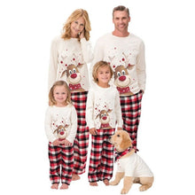 Load image into Gallery viewer, M-3XL 6M-9Y 2018 Family Christmas Pajamas XMAS Deer Print Adult Women Kids Family Matching Clothes Christmas Pajamas Family Set