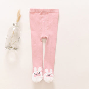 Baby Autumn Winter Tights Baby Toddler Kid Girl Stockings Cotton Warm Pantyhose Solid Cartoon Newborn Tight Infant Pantyhose