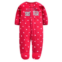 Load image into Gallery viewer, Newborn Baby Boy Autumn-winter Fleece Climbing Clothes 3-12M Kids Footed Pajamas Long Sleeved Infant Girls Cartoon Clothing