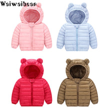 Load image into Gallery viewer, Waiwaibear New Baby Winter Coats Down Cotton  Coat  Jacket kids Baby Clothes Hooded infant  Down Jacket For Boys &amp; Girls Clothes