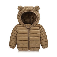 Load image into Gallery viewer, Waiwaibear New Baby Winter Coats Down Cotton  Coat  Jacket kids Baby Clothes Hooded infant  Down Jacket For Boys &amp; Girls Clothes