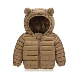 Waiwaibear New Baby Winter Coats Down Cotton  Coat  Jacket kids Baby Clothes Hooded infant  Down Jacket For Boys & Girls Clothes