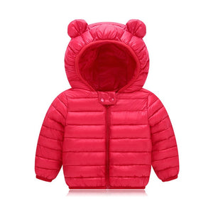 Waiwaibear New Baby Winter Coats Down Cotton  Coat  Jacket kids Baby Clothes Hooded infant  Down Jacket For Boys & Girls Clothes