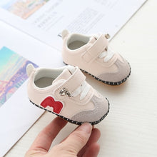 Load image into Gallery viewer, 0 to 18 months baby boys and girls toddler shoes infant sneakers newborn soft bottom first walk non-slip fashion shoes