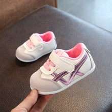 Load image into Gallery viewer, 0 to 18 months baby boys and girls toddler shoes infant sneakers newborn soft bottom first walk non-slip fashion shoes