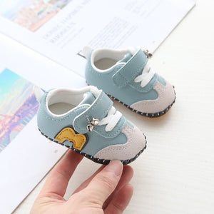 0 to 18 months baby boys and girls toddler shoes infant sneakers newborn soft bottom first walk non-slip fashion shoes