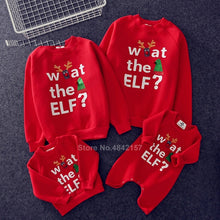 Load image into Gallery viewer, 19colors 2019 New Year Family Christmas Sweaters Xmas Hoodies Pajamas Warm Santa Claus Elk Embroidery Adult Kids Sweatshirt Gift