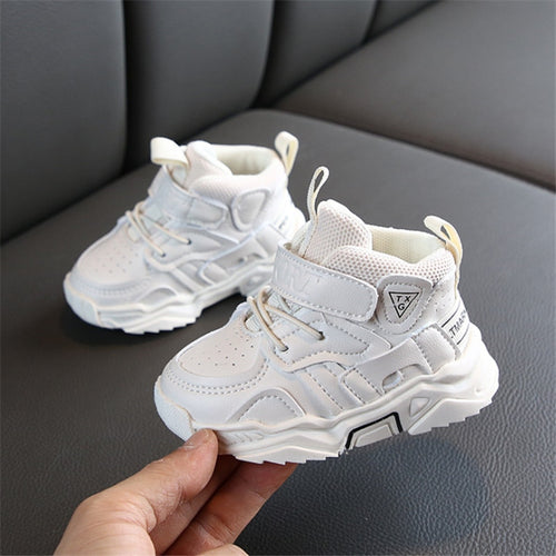 DIMI 2019 Autumn Baby Girl Boy Toddler Shoes Infant Casual Walkers Shoes Soft Bottom Comfortable Kid Sneakers Black White