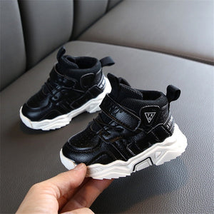 DIMI 2019 Autumn Baby Girl Boy Toddler Shoes Infant Casual Walkers Shoes Soft Bottom Comfortable Kid Sneakers Black White