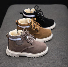 Load image into Gallery viewer, Children Casual Shoes Autumn Winter Martin Boots Boys Shoes Fashion Leather Soft Antislip Girls Boots 21-30 Sport Running Shoes