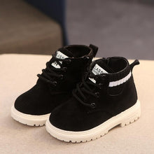 Load image into Gallery viewer, Children Casual Shoes Autumn Winter Martin Boots Boys Shoes Fashion Leather Soft Antislip Girls Boots 21-30 Sport Running Shoes