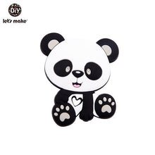 Load image into Gallery viewer, Let'S Make 1Pc Silicone Baby Teether Toddler Toys Diy Stroller Accessories For Pacifier Chain Owl Food Grade Toys Baby Teether