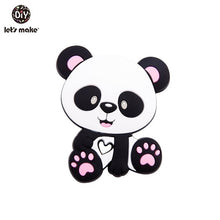 Load image into Gallery viewer, Let'S Make 1Pc Silicone Baby Teether Toddler Toys Diy Stroller Accessories For Pacifier Chain Owl Food Grade Toys Baby Teether