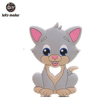 Load image into Gallery viewer, Let'S Make 1Pc Silicone Baby Teether Toddler Toys Diy Stroller Accessories For Pacifier Chain Owl Food Grade Toys Baby Teether