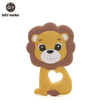 Load image into Gallery viewer, Let'S Make 1Pc Silicone Baby Teether Toddler Toys Diy Stroller Accessories For Pacifier Chain Owl Food Grade Toys Baby Teether