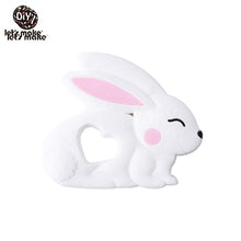 Load image into Gallery viewer, Let'S Make 1Pc Silicone Baby Teether Toddler Toys Diy Stroller Accessories For Pacifier Chain Owl Food Grade Toys Baby Teether