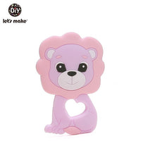 Load image into Gallery viewer, Let'S Make 1Pc Silicone Baby Teether Toddler Toys Diy Stroller Accessories For Pacifier Chain Owl Food Grade Toys Baby Teether