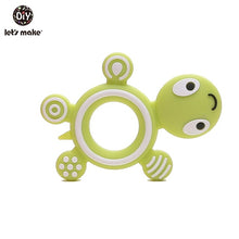 Load image into Gallery viewer, Let'S Make 1Pc Silicone Baby Teether Toddler Toys Diy Stroller Accessories For Pacifier Chain Owl Food Grade Toys Baby Teether