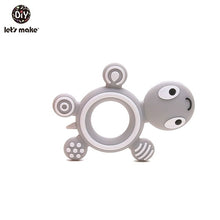 Load image into Gallery viewer, Let'S Make 1Pc Silicone Baby Teether Toddler Toys Diy Stroller Accessories For Pacifier Chain Owl Food Grade Toys Baby Teether