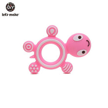 Load image into Gallery viewer, Let'S Make 1Pc Silicone Baby Teether Toddler Toys Diy Stroller Accessories For Pacifier Chain Owl Food Grade Toys Baby Teether
