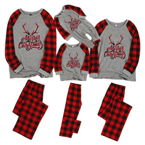 MVUPP family christmas pajamas mom dad and me matching clothes for kids clothing romper children set father mother baby girl boy