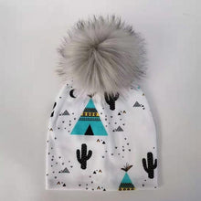 Load image into Gallery viewer, fashion newborn baby children hat cap for girls pompom baby born care infant toddler hats bonnet skullies beanies for kids boys