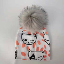 Load image into Gallery viewer, fashion newborn baby children hat cap for girls pompom baby born care infant toddler hats bonnet skullies beanies for kids boys