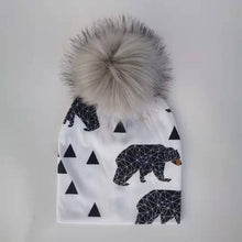 Load image into Gallery viewer, fashion newborn baby children hat cap for girls pompom baby born care infant toddler hats bonnet skullies beanies for kids boys