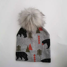 Load image into Gallery viewer, fashion newborn baby children hat cap for girls pompom baby born care infant toddler hats bonnet skullies beanies for kids boys