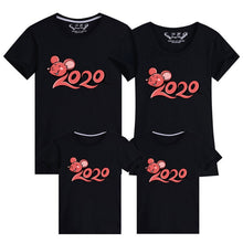 Load image into Gallery viewer, Family Matching Clothes 2020 New Year Summer Print T-shirt Mommy and Daughter Father and Son Clothes Family Look