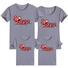 Load image into Gallery viewer, Family Matching Clothes 2020 New Year Summer Print T-shirt Mommy and Daughter Father and Son Clothes Family Look